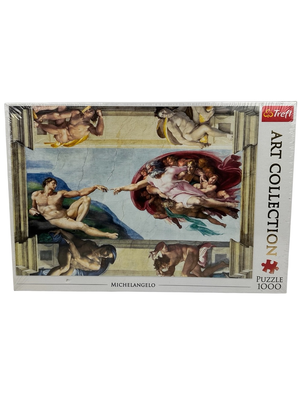Trefl Red Art Collection Michelangelo Creation of Adam 1000 Piece Jigsaw Puzzle